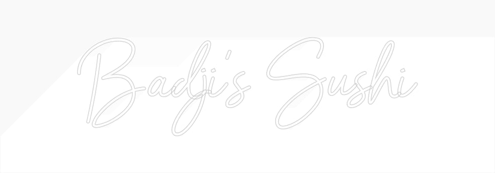 Néon personnalisé: Badji’s Sushi