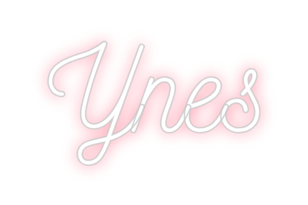 Néon personnalisé: Ynes