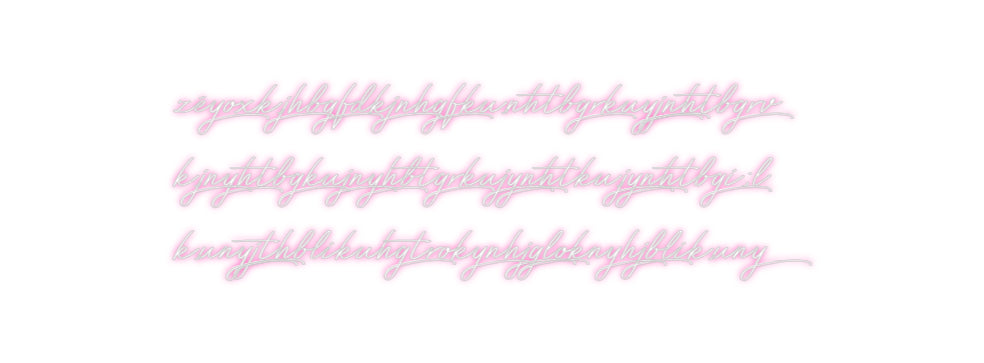 Néon personnalisé: zéyoxk,jhbgfd...