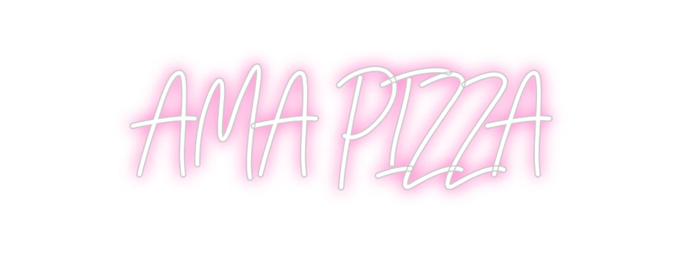 Néon personnalisé: AMA PIZZA