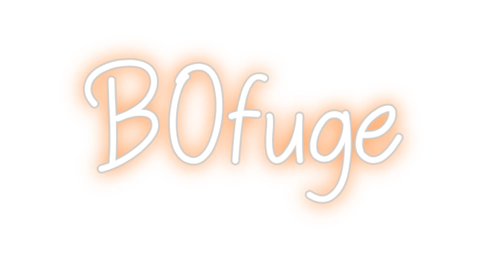 Néon personnalisé: B0fuge