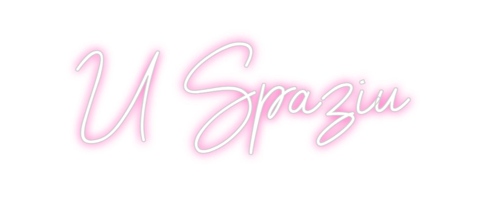 Néon personnalisé: U Spaziu