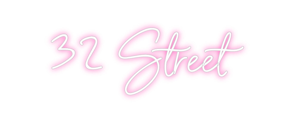 Néon personnalisé: 32 Street