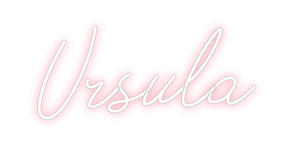 Néon personnalisé: Ursula
