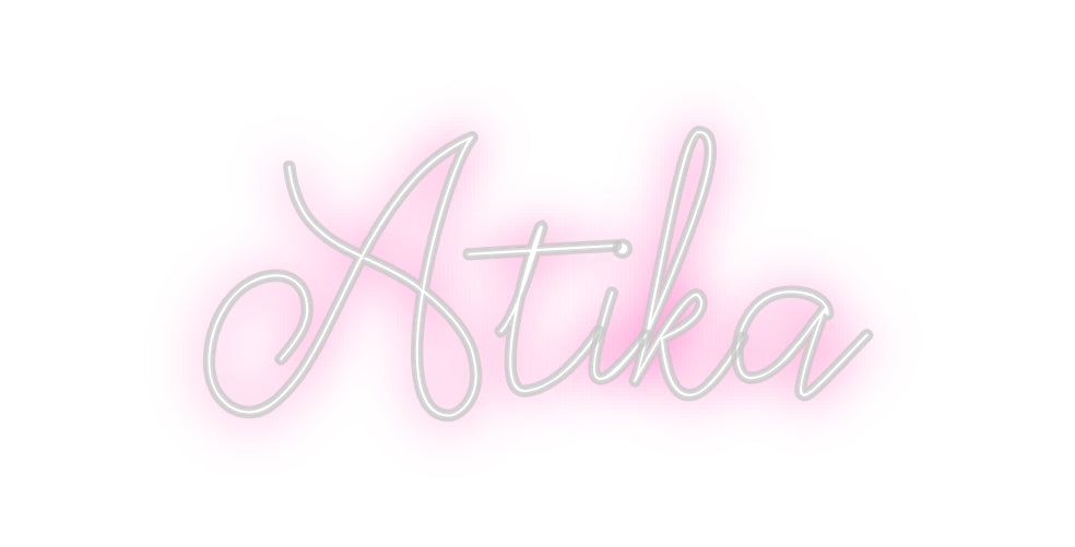 Néon personnalisé: Atika