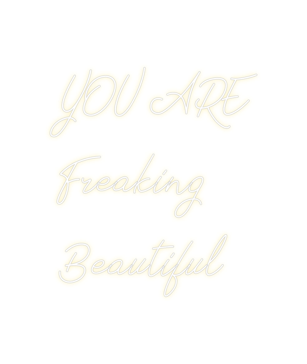 Néon personnalisé: YOU ARE
Frea...
