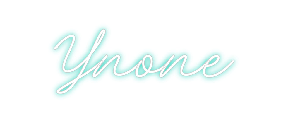 Néon personnalisé: Ynone