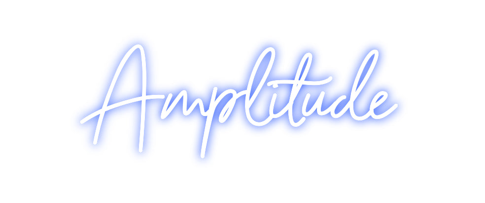 Néon personnalisé: Amplitude