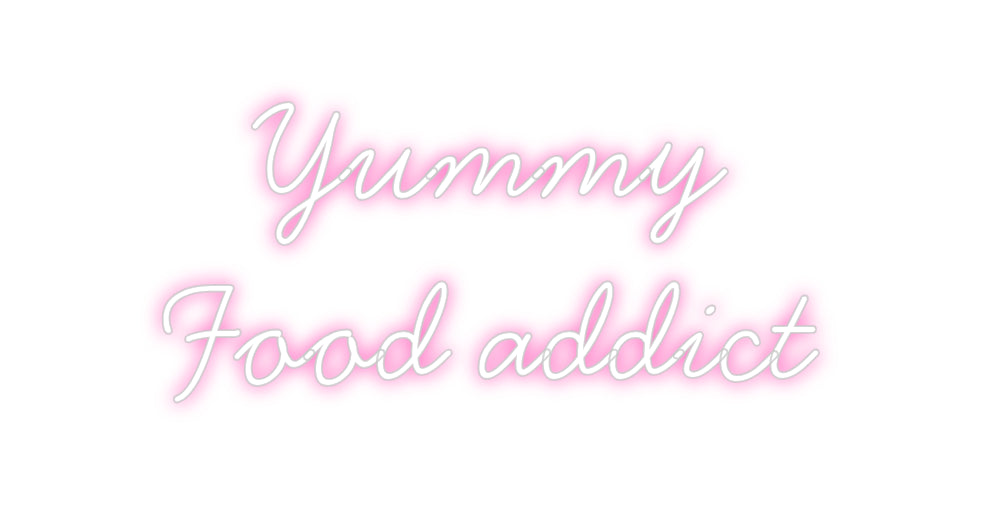 Néon personnalisé: Yummy
Food a...