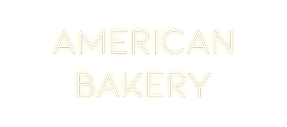 Néon personnalisé: American
Bak...