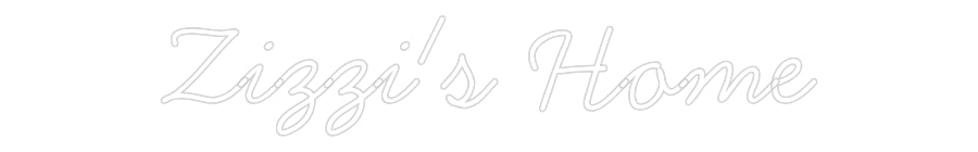 Néon personnalisé: Zizzi's Home
