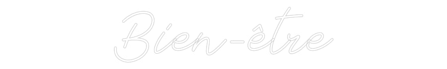 Néon personnalisé: Bien-être