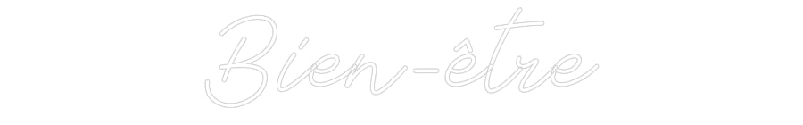 Néon personnalisé: Bien-être