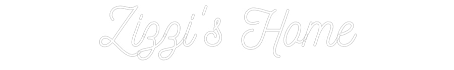 Néon personnalisé: Zizzi's Home
