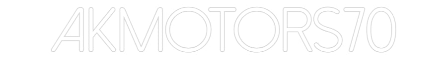 Néon personnalisé: AkMotors70