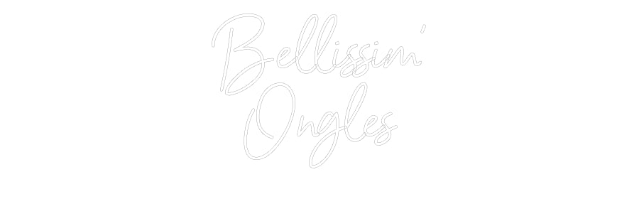 Néon personnalisé: Bellissim’
O...