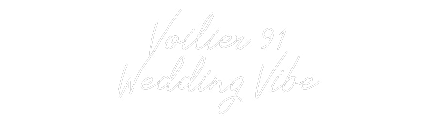 Néon personnalisé: Voilier 91
...