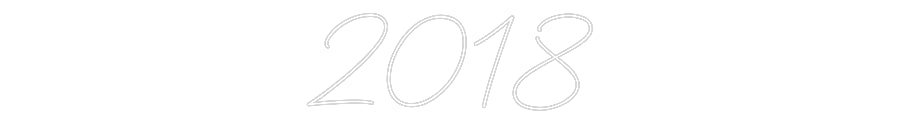 Néon personnalisé: 2018