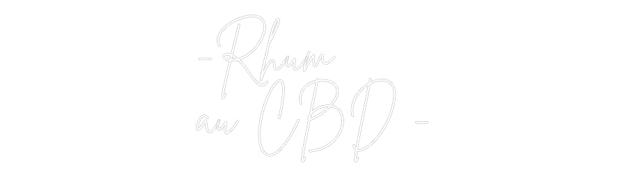 Néon personnalisé: -Rhum
...