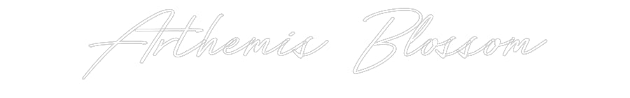 Néon personnalisé: Arthemis Blos...