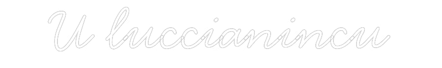 Néon personnalisé: U luccianincu