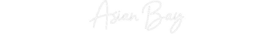 Néon personnalisé: Asian Bay