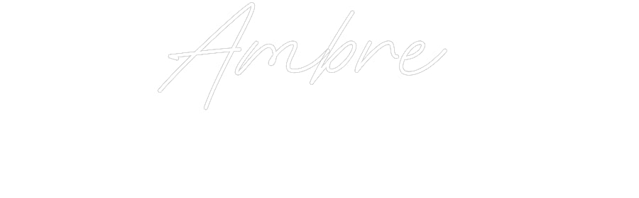 Néon personnalisé: Ambre