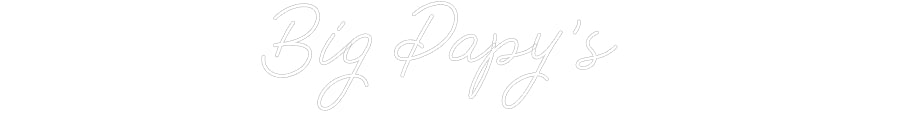 Néon personnalisé: Big Papy's