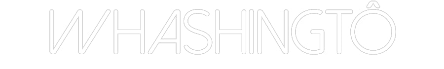 Néon personnalisé: Whashingtô