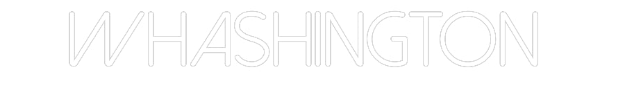 Néon personnalisé: Whashington