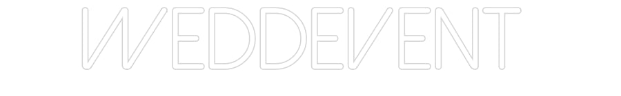 Néon personnalisé: Weddevent