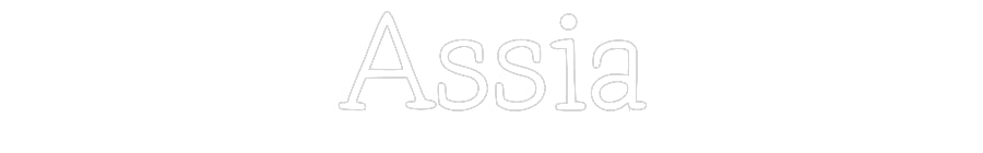 Néon personnalisé: Assia