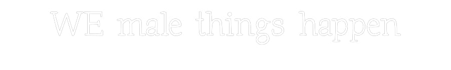 Néon personnalisé: WE male thing...