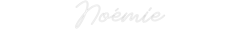 Néon personnalisé: Noémie