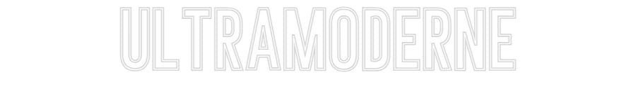 Néon personnalisé: ULTRAMODERNE