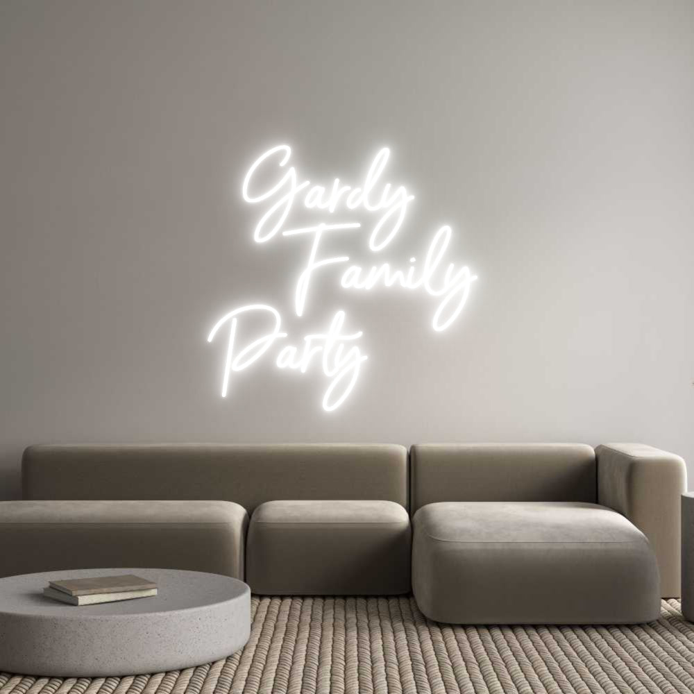 Néon personnalisé: Gardy
...