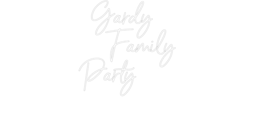 Néon personnalisé: Gardy
...