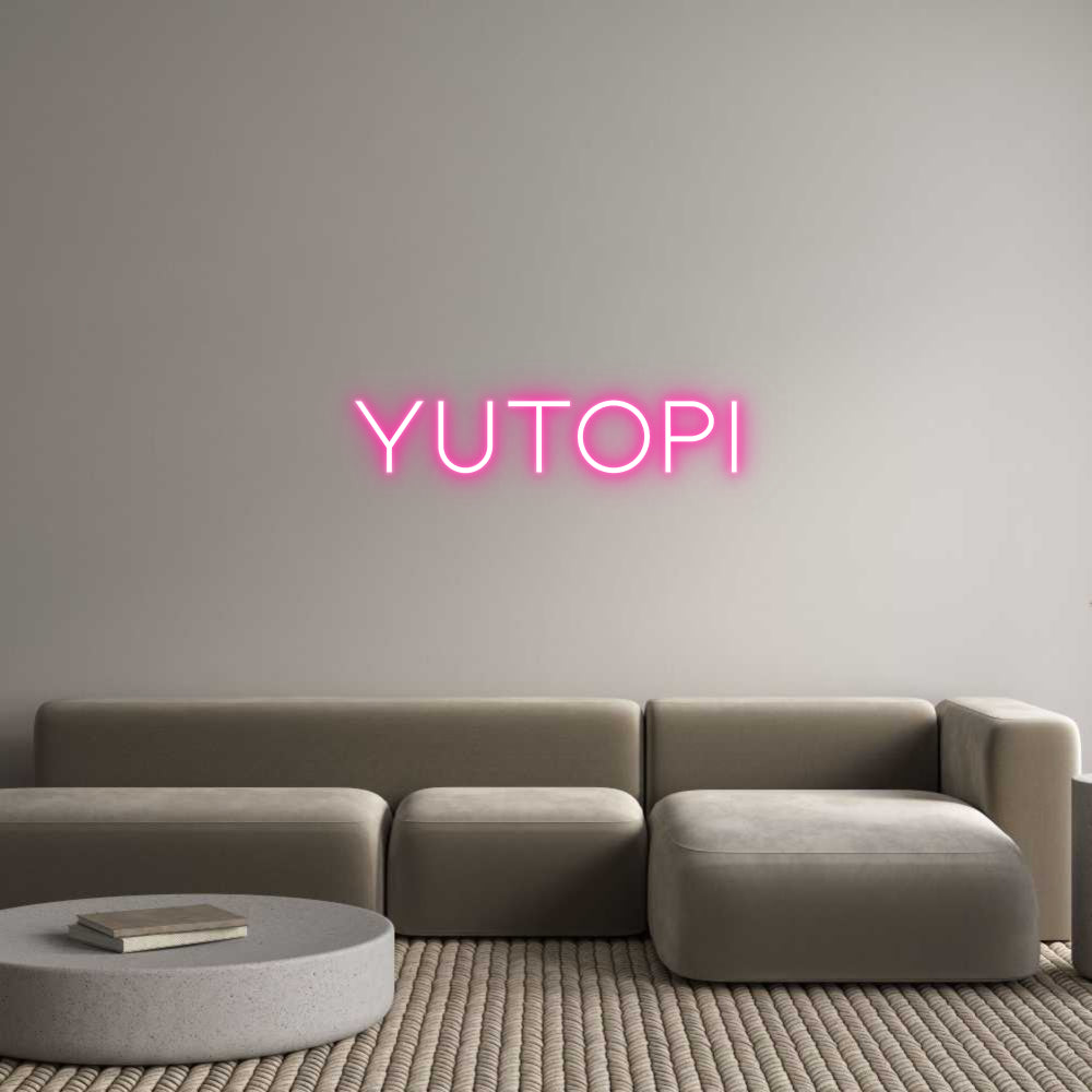 Néon personnalisé: Yutopi