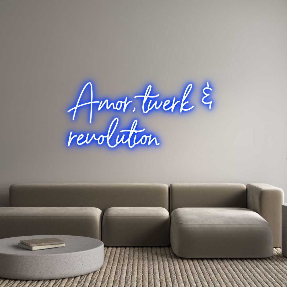 Néon personnalisé: Amor, twerk &...