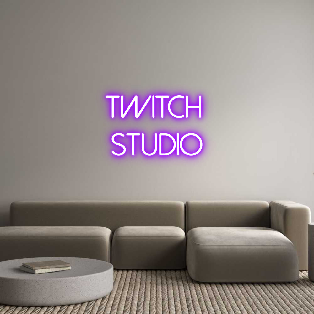 Néon personnalisé: TWITCH
STUDIO
