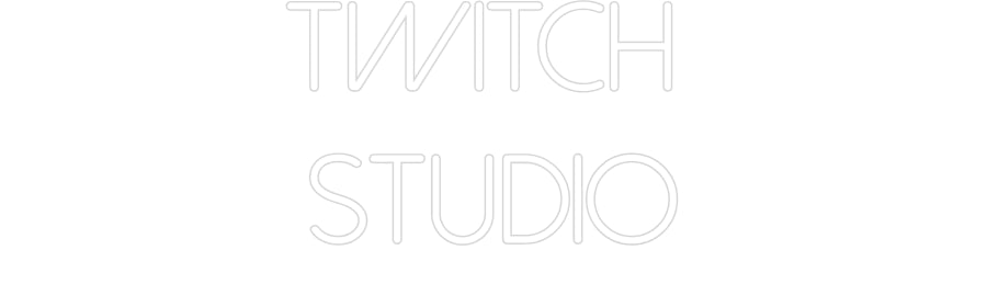 Néon personnalisé: TWITCH
STUDIO