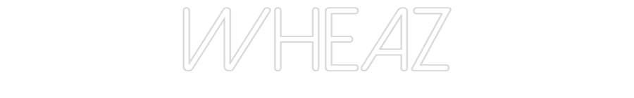 Néon personnalisé: Wheaz