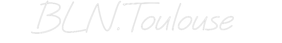 Néon personnalisé: BLN.Toulouse