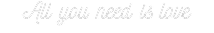 Néon personnalisé: All you need ...