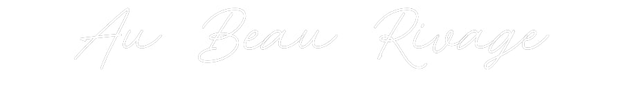 Néon personnalisé: Au Beau Rivage