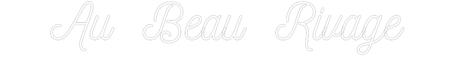 Néon personnalisé: Au Beau Rivage