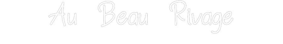 Néon personnalisé: Au Beau Rivage