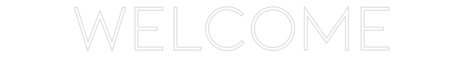 Néon personnalisé: Welcome