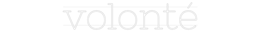 Néon personnalisé: volonté