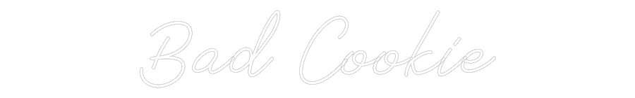 Néon personnalisé: Bad Cookie